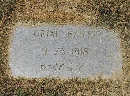 BAILEY, URIAL - Adair County, Kentucky | URIAL BAILEY - Kentucky Gravestone Photos