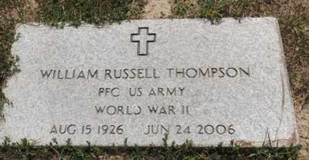 THOMPSON (VETERAN WWII), WILLIAM RUSSELL - Adair County, Kentucky | WILLIAM RUSSELL THOMPSON (VETERAN WWII) - Kentucky Gravestone Photos