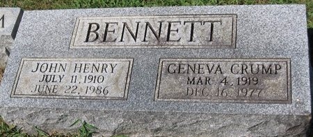 BENNETT, JOHN HENRY - Green County, Kentucky | JOHN HENRY BENNETT - Kentucky Gravestone Photos