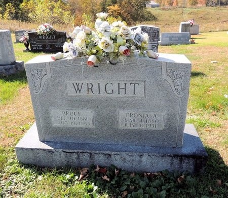 WRIGHT, FRONIA A - Green County, Kentucky | FRONIA A WRIGHT - Kentucky Gravestone Photos