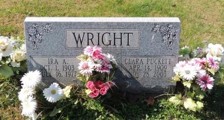WRIGHT, CLARA - Green County, Kentucky | CLARA WRIGHT - Kentucky Gravestone Photos