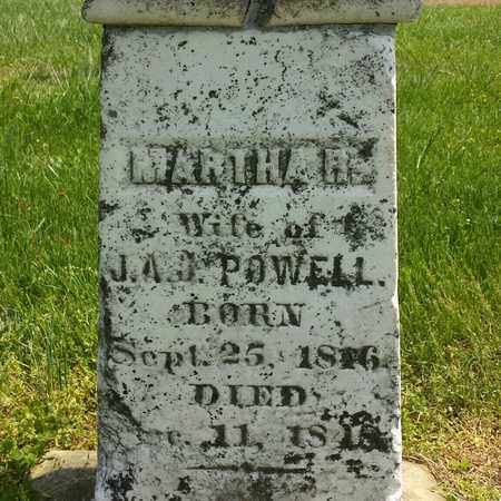 POWELL, MARTHA H. - Henderson County, Kentucky | MARTHA H. POWELL - Kentucky Gravestone Photos