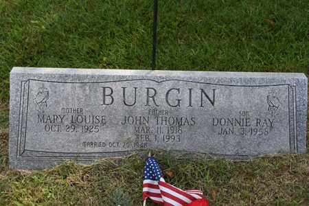BURGIN, JOHN THOMAS - Jefferson County, Kentucky | JOHN THOMAS BURGIN - Kentucky Gravestone Photos