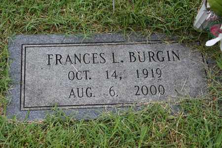 BURGIN, FRANCES L. - Jefferson County, Kentucky | FRANCES L. BURGIN - Kentucky Gravestone Photos