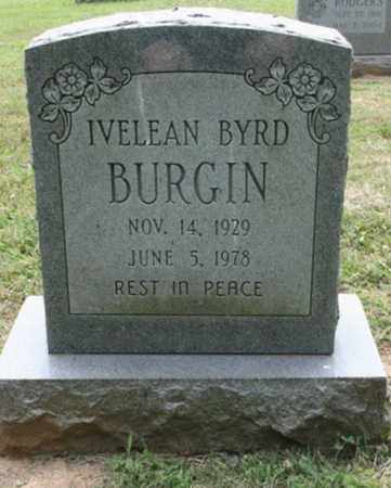 BURGIN, IVELEAN - Jefferson County, Kentucky | IVELEAN BURGIN - Kentucky Gravestone Photos