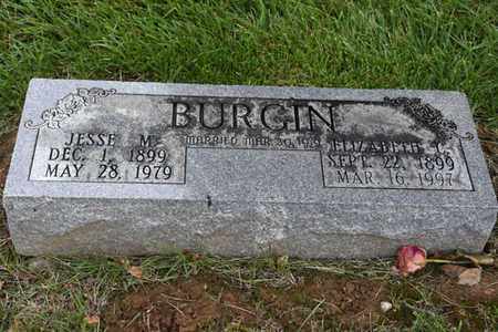BURGIN, JESSE M. - Jefferson County, Kentucky | JESSE M. BURGIN - Kentucky Gravestone Photos