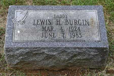 BURGIN, LEWIS H. - Jefferson County, Kentucky | LEWIS H. BURGIN - Kentucky Gravestone Photos