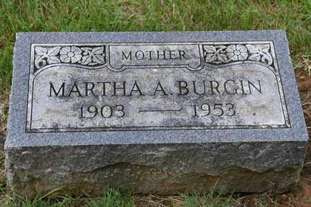 BURGIN, MARTHA A. - Jefferson County, Kentucky | MARTHA A. BURGIN - Kentucky Gravestone Photos
