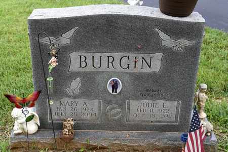 BURGIN, JODIE E. - Jefferson County, Kentucky | JODIE E. BURGIN - Kentucky Gravestone Photos
