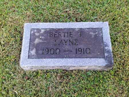 LAYNE, BERTIE T - Rowan County, Kentucky | BERTIE T LAYNE - Kentucky Gravestone Photos