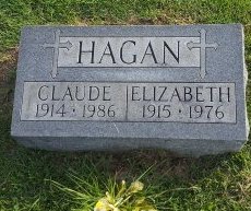HAGAN, ELIZABETH - Union County, Kentucky | ELIZABETH HAGAN - Kentucky Gravestone Photos