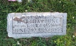 VOWELS, MARTHA JUNE - Union County, Kentucky | MARTHA JUNE VOWELS - Kentucky Gravestone Photos