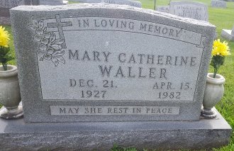 WALLER, MARY CATHERINE - Union County, Kentucky | MARY CATHERINE WALLER - Kentucky Gravestone Photos