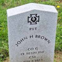 John H BROWN (VETERAN CSA)